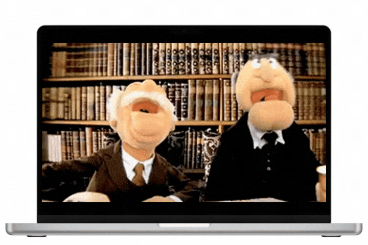 Muppets laughing